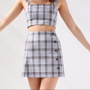 Aritzia Sunday Best Yuri Skirt plaid mini